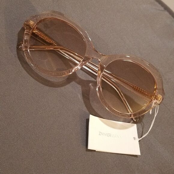 ?ZIMMERMANN? Amelie Butterfly Sunglasses ~ Nude Acetate 100% UV Protection NWT main image 12